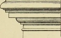 An illustration from Elements of style in furniture and woodwork, being a series of details of the Italian, German Renaissance, Elizabethan, Louis XIVth, Louis XVth, Louis XVIth, Sheraton, Adams, Empire, Chinese, Japanese, and Moresque styles ... for the use of architects, furniture designers, cabinet makers and others (1889)