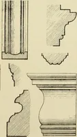 An illustration from Elements of style in furniture and woodwork, being a series of details of the Italian, German Renaissance, Elizabethan, Louis XIVth, Louis XVth, Louis XVIth, Sheraton, Adams, Empire, Chinese, Japanese, and Moresque styles ... for the use of architects, furniture designers, cabinet makers and others (1889)