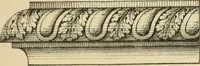 An illustration from Elements of style in furniture and woodwork, being a series of details of the Italian, German Renaissance, Elizabethan, Louis XIVth, Louis XVth, Louis XVIth, Sheraton, Adams, Empire, Chinese, Japanese, and Moresque styles ... for the use of architects, furniture designers, cabinet makers and others (1889)