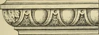 An illustration from Elements of style in furniture and woodwork, being a series of details of the Italian, German Renaissance, Elizabethan, Louis XIVth, Louis XVth, Louis XVIth, Sheraton, Adams, Empire, Chinese, Japanese, and Moresque styles ... for the use of architects, furniture designers, cabinet makers and others (1889)