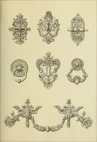 An illustration from Elements of style in furniture and woodwork, being a series of details of the Italian, German Renaissance, Elizabethan, Louis XIVth, Louis XVth, Louis XVIth, Sheraton, Adams, Empire, Chinese, Japanese, and Moresque styles ... for the use of architects, furniture designers, cabinet makers and others (1889)