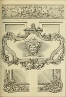 An illustration from Elements of style in furniture and woodwork, being a series of details of the Italian, German Renaissance, Elizabethan, Louis XIVth, Louis XVth, Louis XVIth, Sheraton, Adams, Empire, Chinese, Japanese, and Moresque styles ... for the use of architects, furniture designers, cabinet makers and others (1889)