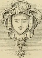 An illustration from Elements of style in furniture and woodwork, being a series of details of the Italian, German Renaissance, Elizabethan, Louis XIVth, Louis XVth, Louis XVIth, Sheraton, Adams, Empire, Chinese, Japanese, and Moresque styles ... for the use of architects, furniture designers, cabinet makers and others (1889)