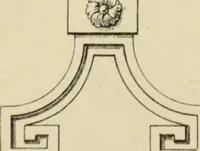 An illustration from Elements of style in furniture and woodwork, being a series of details of the Italian, German Renaissance, Elizabethan, Louis XIVth, Louis XVth, Louis XVIth, Sheraton, Adams, Empire, Chinese, Japanese, and Moresque styles ... for the use of architects, furniture designers, cabinet makers and others (1889)