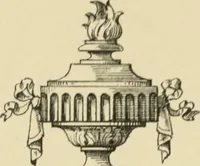 An illustration from Elements of style in furniture and woodwork, being a series of details of the Italian, German Renaissance, Elizabethan, Louis XIVth, Louis XVth, Louis XVIth, Sheraton, Adams, Empire, Chinese, Japanese, and Moresque styles ... for the use of architects, furniture designers, cabinet makers and others (1889)