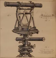 An illustration from Elements of surveying and levelling; with descriptions of the instruments and the necessary tables (1870)