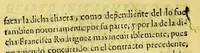 An illustration from El hecho es notorio à V. M. y assi escofado el repetirle, maxime qua[n]do los esta por duplicado en los informes dados, aunque inescusable para este el aduertir los instrumentos de que trae origen de la llamada venta, por fundarse en ellos, la simulacion y co[n]fia[n]ça: ... (1638)
