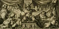 An illustration from Eloge de l'enfer. Ouvrage critique, historique, et moral (1759)