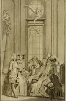 An illustration from Eloge de l'enfer. Ouvrage critique, historique, et moral (1759)