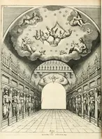 An illustration from Eloges et discours sur la triomphante reception du roy en sa ville de Paris, apres la reduction de la Rochelle : accompagnez des figures, tant des arcs de triomphe que des autres preparatifs (1629)