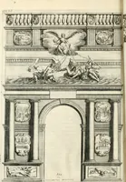 Picture 42 of 59 from Eloges et discours sur la triomphante reception du roy en sa ville de Paris, apres la reduction de la Rochelle : accompagnez des figures, tant des arcs de triomphe que des autres preparatifs (1629), leaf 165