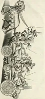 An illustration from Eloges et discours sur la triomphante reception du roy en sa ville de Paris, apres la reduction de la Rochelle : accompagnez des figures, tant des arcs de triomphe que des autres preparatifs (1629)