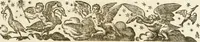 An illustration from Eloges et discours sur la triomphante reception du roy en sa ville de Paris, apres la reduction de la Rochelle : accompagnez des figures, tant des arcs de triomphe que des autres preparatifs (1629)