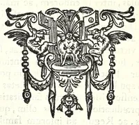 An illustration from Elogia abbatvm sacri Monasterij Casinensis : ad rum. patrem d. Simplicivm Caffarellvm, congregationis casinensis praesidem generalem (1630)