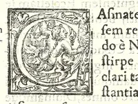 An illustration from Elogia abbatvm sacri Monasterij Casinensis : ad rum. patrem d. Simplicivm Caffarellvm, congregationis casinensis praesidem generalem (1630)