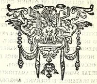 An illustration from Elogia abbatvm sacri Monasterij Casinensis : ad rum. patrem d. Simplicivm Caffarellvm, congregationis casinensis praesidem generalem (1630)