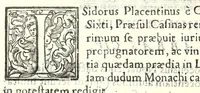 An illustration from Elogia abbatvm sacri Monasterij Casinensis : ad rum. patrem d. Simplicivm Caffarellvm, congregationis casinensis praesidem generalem (1630)