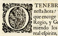 An illustration from Elogio funeral a la immortal memoria del Ill[ustrisi]mo. Sr. Dr. D. Iuan de Santiago de Leon Garavito, : de el Consejo de Su Magestad, obispo de Guadalaxara, reyno de la Nueva-Galicia, en las honras hechas por el ilustrissimo venerable dean, y cavildo de aquella Santa Iglesia Cathedral. (1694)