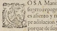 An illustration from Elogios en loor de los tres famosos varones don Iayme Rey de Aragon, don Fernando Cortes, marques del Valle, y don Aluaro de Baçan marques de Santacruz. (1601)
