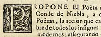 An illustration from El Polifemo de don Luis de Gongora. (1629)