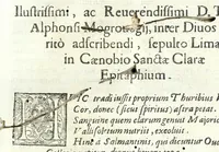 Picture 10 of 23 from El Sol del Nuevo Mundo : ideado y compuesto en las esclarecidas operaciones del bienaventurado Toribio Arzobispo de Lima (1683), leaf 353