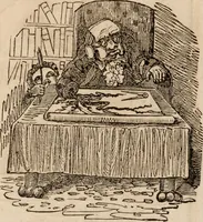 An illustration from Elton's comic all-my-nack 1842 (1841)
