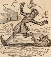An illustration from Elton's comic all-my-nack 1842 (1841)