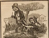 An illustration from Elton's comic all-my-nack 1842 (1841)
