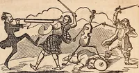 An illustration from Elton's comic all-my-nack 1842 (1841)