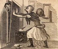 An illustration from Elton's comic all-my-nack 1842 (1841)