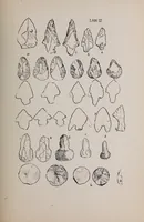 An illustration from El trabajo de la obsidiana en México : ejemplares de la colección arqueológica de la Sociedad mexicana de geografía y estadística (1913)