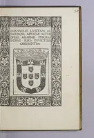 An illustration from Emanuelis Lusitan: Algarbior: Africae Aethiopiae Arabiae Persiae Indiae reg. inuictiss: obedientia (1514)