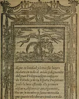 Picture 2 of 179 from Emblemas morales de don Ivan de Horozco y Couarruuias : dedicadas a la buena memoria del presidente Don Diego de Couarruuias y Leya su tio (1589), leaf 12