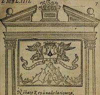 Picture 14 of 179 from Emblemas morales de don Ivan de Horozco y Couarruuias : dedicadas a la buena memoria del presidente Don Diego de Couarruuias y Leya su tio (1589), leaf 226