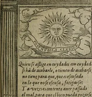 Picture 19 of 179 from Emblemas morales de don Ivan de Horozco y Couarruuias : dedicadas a la buena memoria del presidente Don Diego de Couarruuias y Leya su tio (1589), leaf 234
