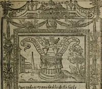 Picture 21 of 179 from Emblemas morales de don Ivan de Horozco y Couarruuias : dedicadas a la buena memoria del presidente Don Diego de Couarruuias y Leya su tio (1589), leaf 238