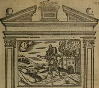 Picture 112 of 179 from Emblemas morales de don Ivan de Horozco y Couarruuias : dedicadas a la buena memoria del presidente Don Diego de Couarruuias y Leya su tio (1589), leaf 450