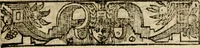 An illustration from Emblemas morales de Don Sebastian de Couarrubias Orozco, capellan del rey N.S. Maestrescuela, y canonigo de Cuenca, consultor del santo oficio (1610)