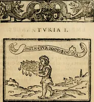 An illustration from Emblemas morales de Don Sebastian de Couarrubias Orozco, capellan del rey N.S. Maestrescuela, y canonigo de Cuenca, consultor del santo oficio (1610)