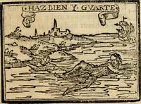 An illustration from Emblemas morales de Don Sebastian de Couarrubias Orozco, capellan del rey N.S. Maestrescuela, y canonigo de Cuenca, consultor del santo oficio (1610)