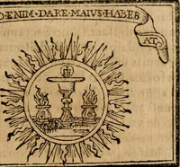An illustration from Emblemas morales de Don Sebastian de Couarrubias Orozco, capellan del rey N.S. Maestrescuela, y canonigo de Cuenca, consultor del santo oficio (1610)