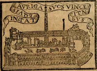 An illustration from Emblemas morales de Don Sebastian de Couarrubias Orozco, capellan del rey N.S. Maestrescuela, y canonigo de Cuenca, consultor del santo oficio (1610)