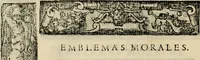 An illustration from Emblemas morales de Don Sebastian de Couarrubias Orozco, capellan del rey N.S. Maestrescuela, y canonigo de Cuenca, consultor del santo oficio (1610)