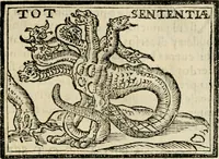 An illustration from Emblemas morales de Don Sebastian de Couarrubias Orozco, capellan del rey N.S. Maestrescuela, y canonigo de Cuenca, consultor del santo oficio (1610)