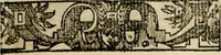 An illustration from Emblemas morales de Don Sebastian de Couarrubias Orozco, capellan del rey N.S. Maestrescuela, y canonigo de Cuenca, consultor del santo oficio (1610)