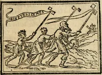An illustration from Emblemas morales de Don Sebastian de Couarrubias Orozco, capellan del rey N.S. Maestrescuela, y canonigo de Cuenca, consultor del santo oficio (1610)