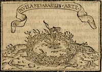 An illustration from Emblemas morales de Don Sebastian de Couarrubias Orozco, capellan del rey N.S. Maestrescuela, y canonigo de Cuenca, consultor del santo oficio (1610)