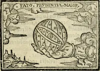 An illustration from Emblemas morales de Don Sebastian de Couarrubias Orozco, capellan del rey N.S. Maestrescuela, y canonigo de Cuenca, consultor del santo oficio (1610)