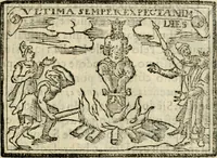 An illustration from Emblemas morales de Don Sebastian de Couarrubias Orozco, capellan del rey N.S. Maestrescuela, y canonigo de Cuenca, consultor del santo oficio (1610)
