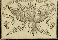 An illustration from Emblemas morales de Don Sebastian de Couarrubias Orozco, capellan del rey N.S. Maestrescuela, y canonigo de Cuenca, consultor del santo oficio (1610)